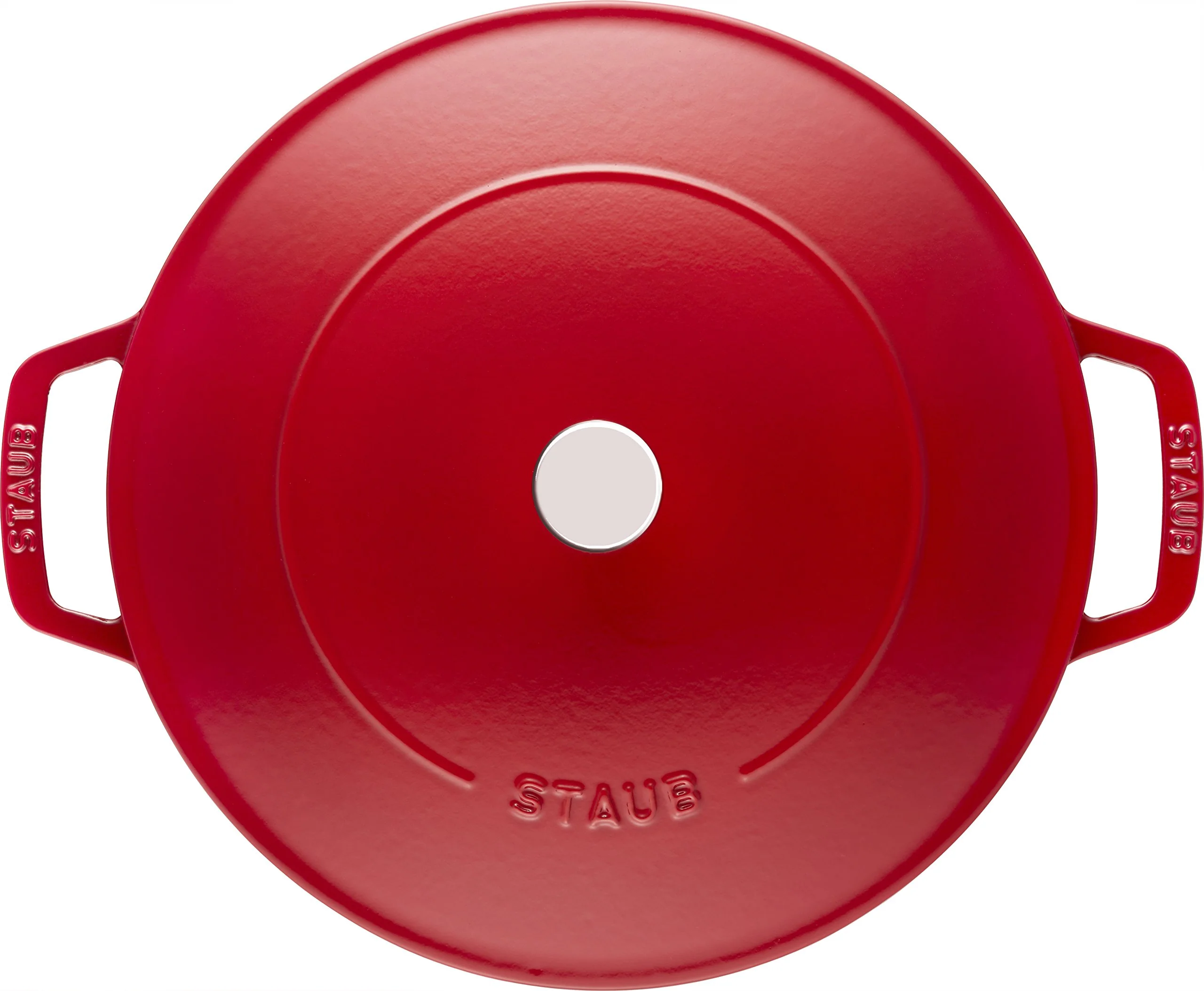 Sauteuse STAUB Chistera 28 cm – Fonte Émaillée « Cerise » 3,7 L - Image 22
