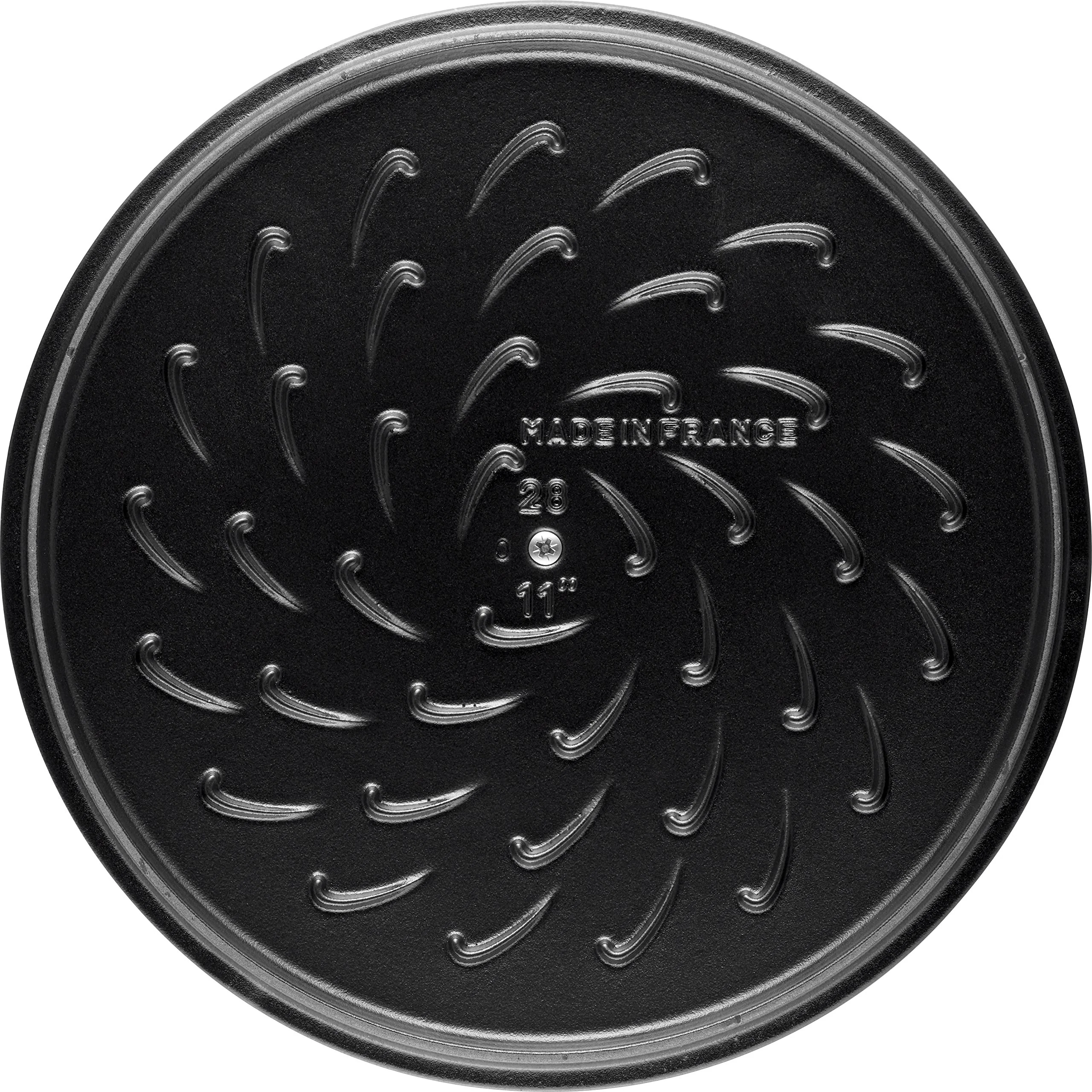 Sauteuse STAUB Chistera 28 cm – Fonte Émaillée « Cerise » 3,7 L - Image 23