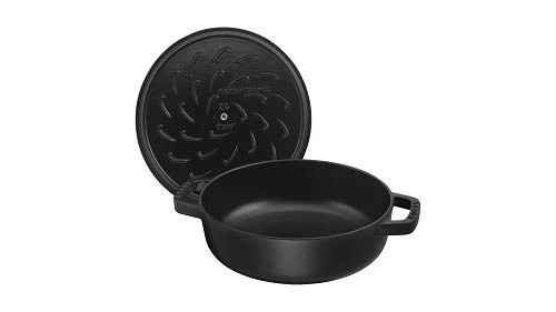 Sauteuse STAUB Chistera 28 cm – Fonte Émaillée « Cerise » 3,7 L - Image 31