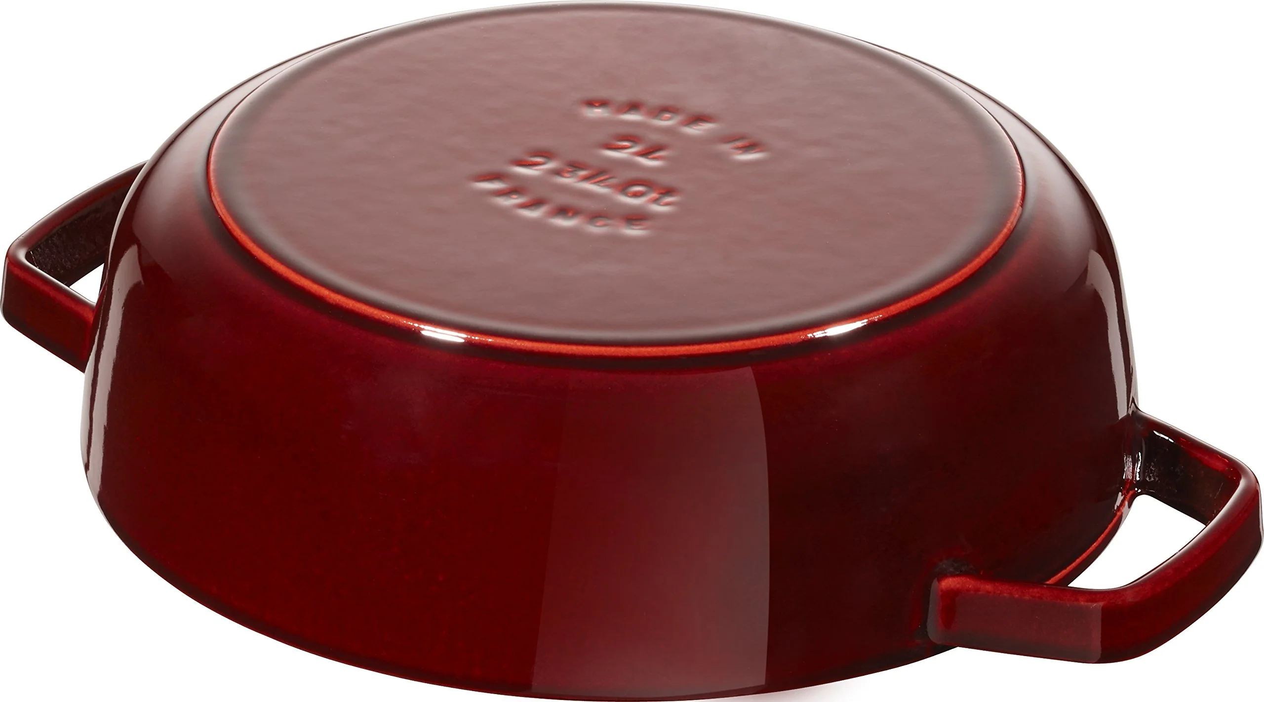Sauteuse STAUB Chistera 28 cm – Fonte Émaillée « Cerise » 3,7 L - Image 45