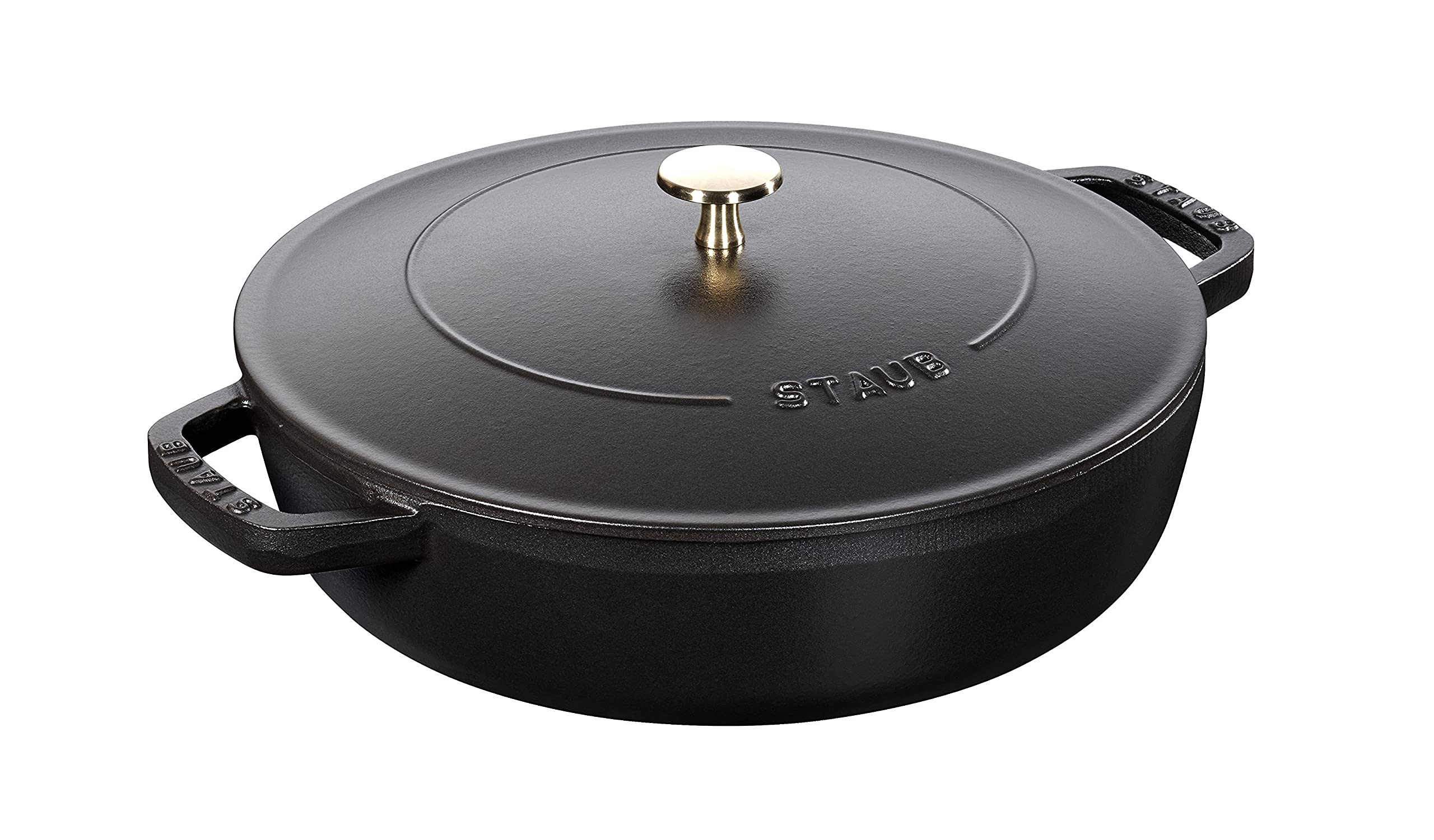 Sauteuse STAUB Chistera 28 cm – Fonte Émaillée « Cerise » 3,7 L - Image 6