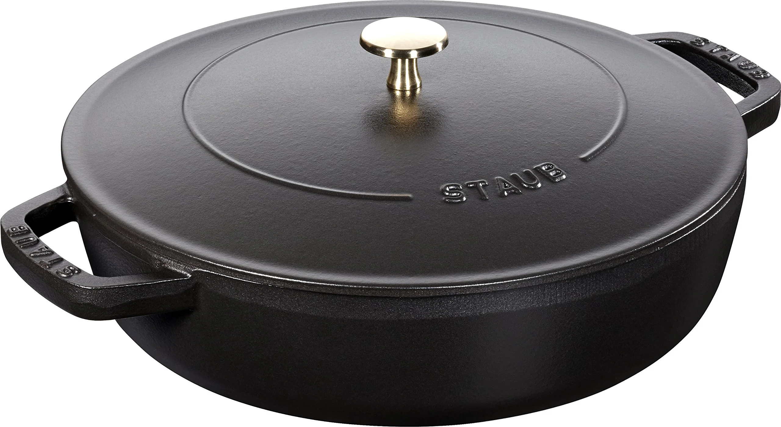Sauteuse STAUB Chistera 28 cm – Fonte Émaillée « Cerise » 3,7 L - Image 8