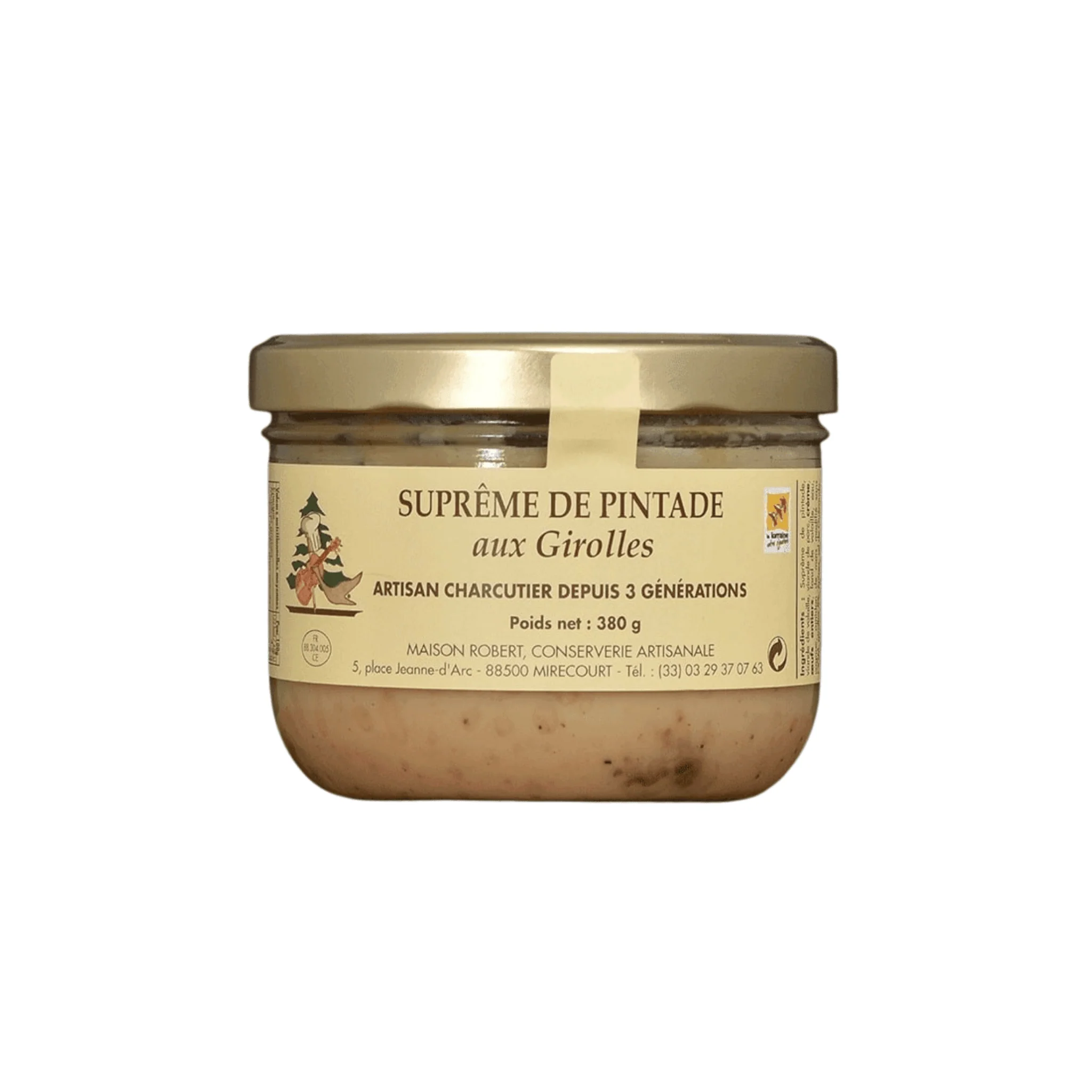 Suprême de pintade aux Girolles - 380g