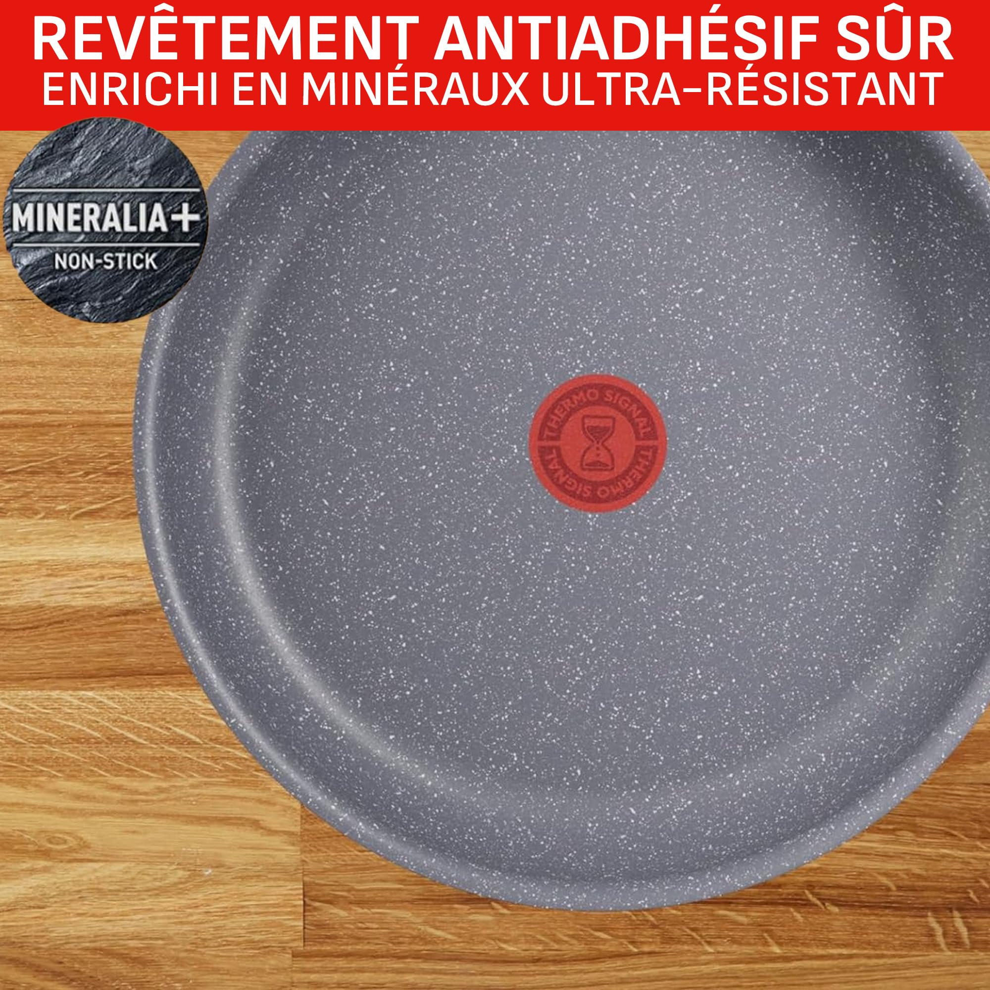 Lot de 3 Casseroles Tefal Ingenio Natural On 16 / 18 / 20 cm + Poignée Amovible - Image 17