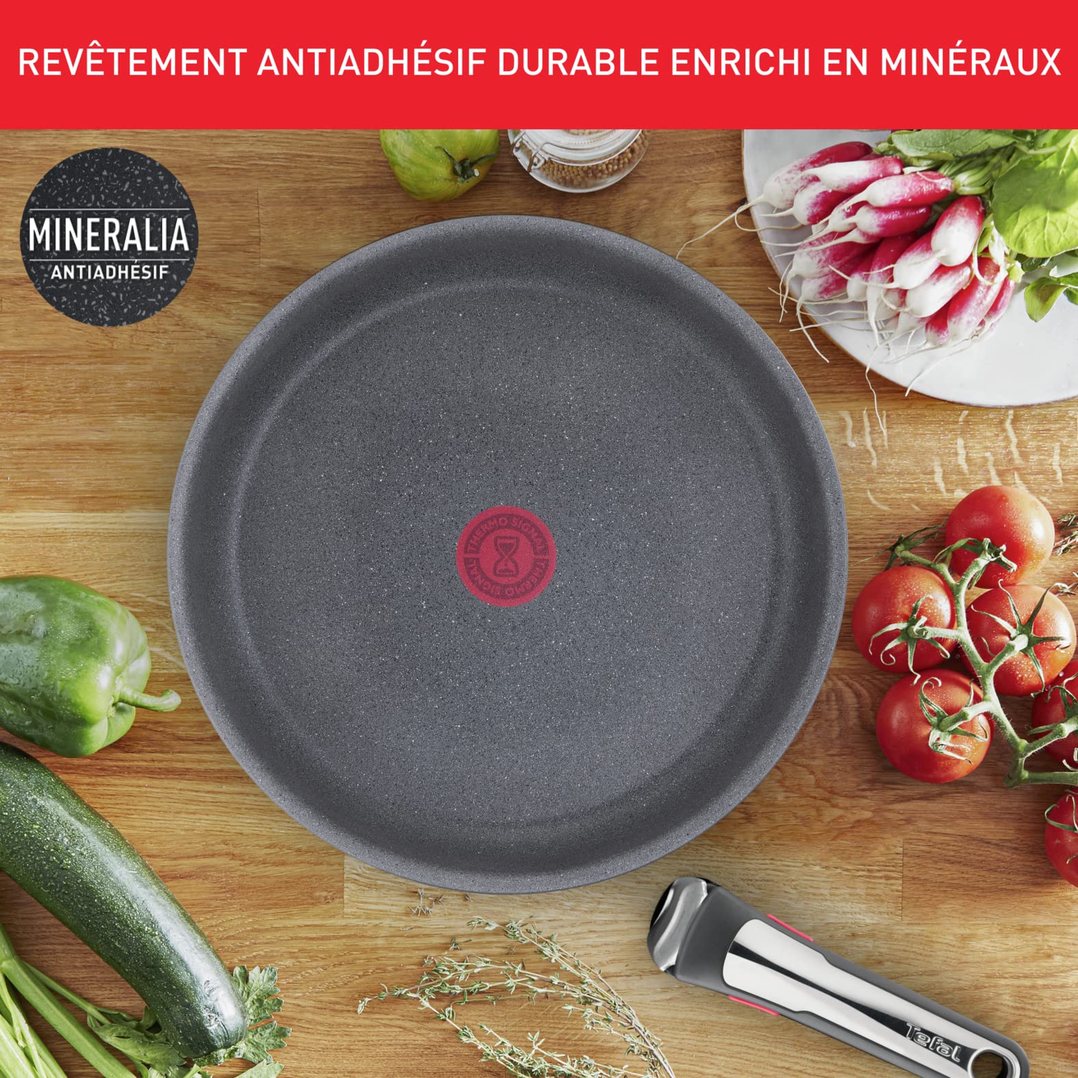 Lot de 3 Casseroles Tefal Ingenio Natural On 16 / 18 / 20 cm + Poignée Amovible - Image 23