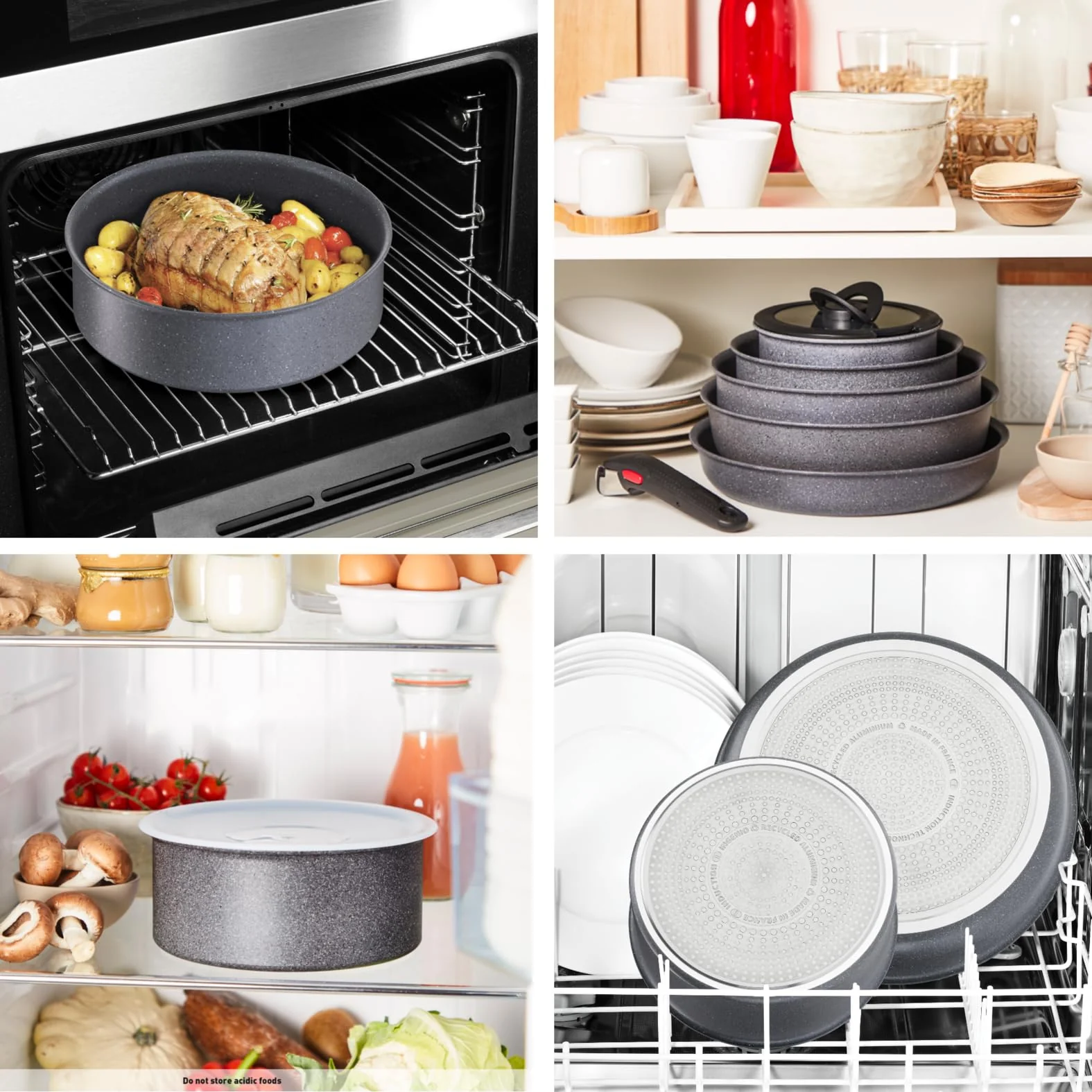 Lot de 3 Casseroles Tefal Ingenio Natural On 16 / 18 / 20 cm + Poignée Amovible - Image 31