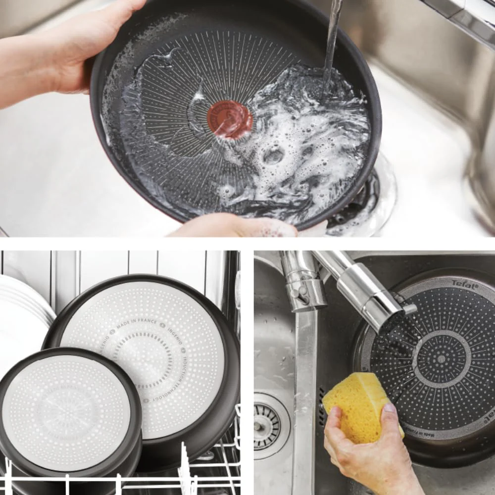Lot de 3 Casseroles Tefal Ingenio Natural On 16 / 18 / 20 cm + Poignée Amovible - Image 32