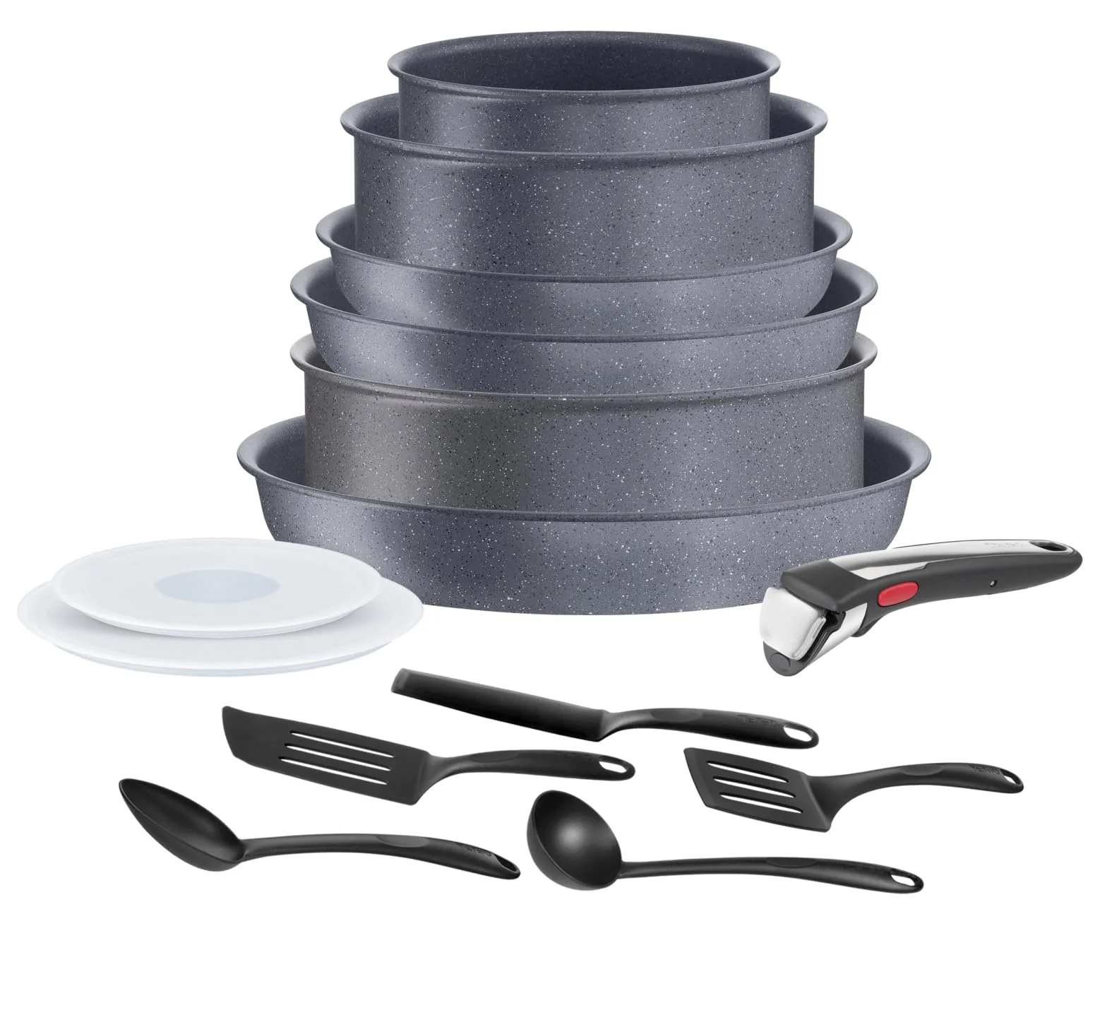 Lot de 3 Casseroles Tefal Ingenio Natural On 16 / 18 / 20 cm + Poignée Amovible - Image 33