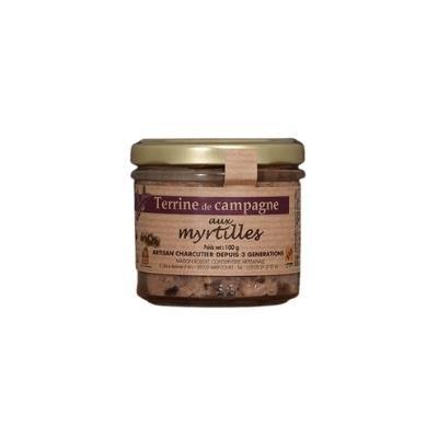 Terrine de campagne aux myrtilles