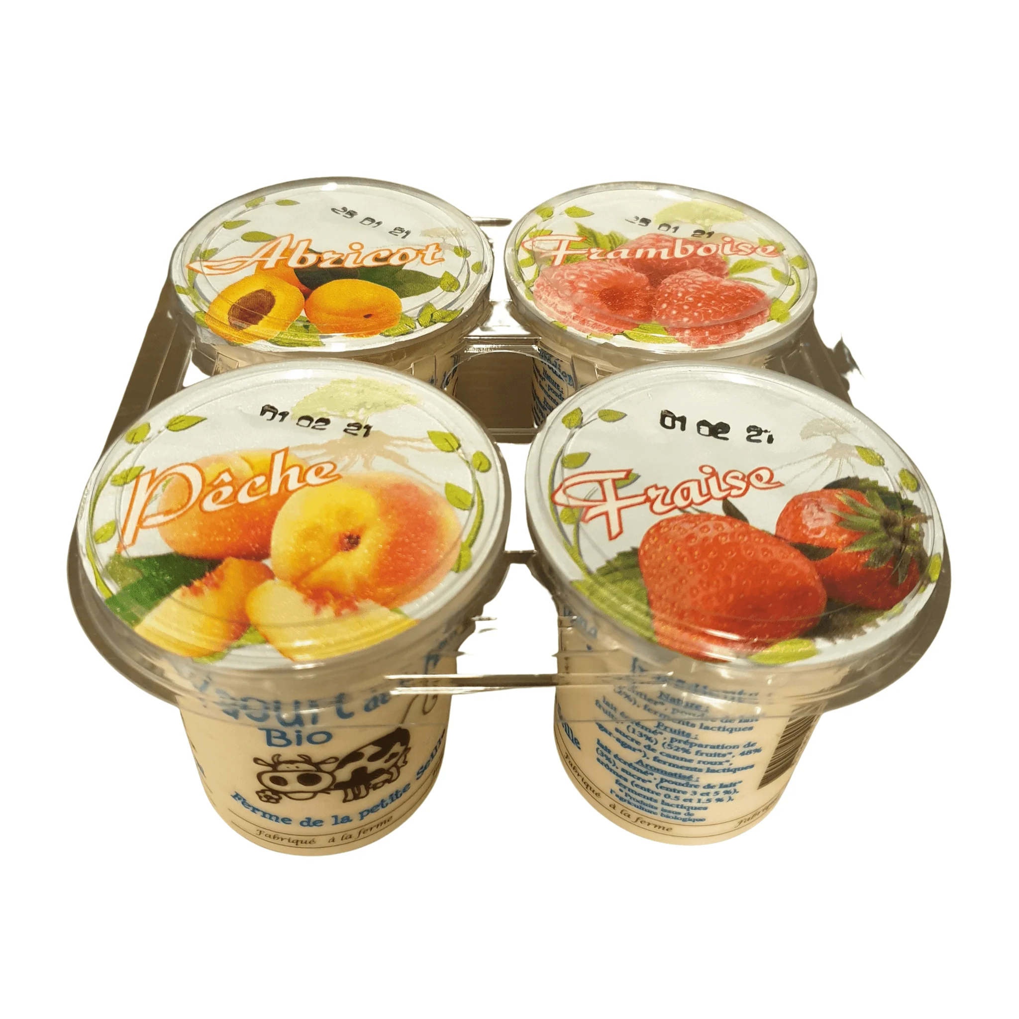 đ Yaourts aux Fruits BIO â Lot de 4